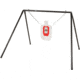 EZ-Aim Hardrock AR500 IPSC Silhouette Shooting Target, White/Red/Black, 14.875 in x 9 in, 15371