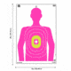 EZ-Aim EZ Aim Fun In The Pink Silhouette Paper Shooting Target, 12in x 18in, 8-Pack, Pink, 15646