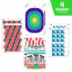 EZ-Aim Fun Get the Game On Paper Shooting Targets, 12inW x 18inH, 8-Pack, Multi, 15642