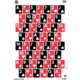 EZ-Aim Fun Get the Game On Paper Shooting Targets, 12inW x 18inH, 8-Pack, Multi, 15642