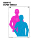 EZ-Aim Fun Tough Crowd Paper Shooting Targets, 23inW x 35inH, 3-Targets, Multi, 15658