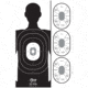 EZ-Aim Handgun Trainer Shooting Target &amp; Backer, Corrugated, 23x 35,in White, 15737