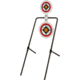 EZ-Aim Hardrock AR500 Round Spinner Targets &amp; Stand, Rimfire Rounds &amp; Centerfire Pistols, 7.375W x 23H, White/Red/Black, White/Red/Black, 7.375W x 23H, 15366