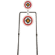 EZ-Aim Hardrock AR500 Round Spinner Targets &amp; Stand, Rimfire Rounds &amp; Centerfire Pistols, 7.375W x 23H, White/Red/Black, White/Red/Black, 7.375W x 23H, 15366