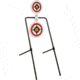 EZ-Aim Hardrock AR500 Round Spinner Targets &amp; Stand, Rimfire Rounds &amp; Centerfire Pistols, 7.375W x 23H, White/Red/Black, White/Red/Black, 7.375W x 23H, 15366