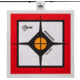 EZ-Aim Hardrock AR500 Square Spinner Target &amp; Stand, Rimfire Rounds &amp; Centerfire Pistol, White/Red/Black, 9.5W x 20H, 15367