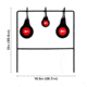 EZ-Aim Metal Spinner Target, Black, 15265