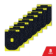 EZ-Aim Non-Adhesive Paper Splash Shooting Targets, IPSC Silhouette, 8-Pack, Black/Chartreuse, 12 in x 18 in, 15372