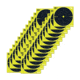 EZ-Aim Non-Adhesive Splash Bullseye Target, Green, 8X8, 15213