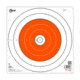 EZ-Aim Paper Shooting Target, Bullseye, 12in Square, Orange/White, 15496