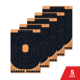 EZ-Aim Splash Reactive Adhesive Paper Shooting Targets, Handgun Trainer, 12.5inW x 18.25inH, 5-Targets Per Pack, Black/Orange, 15501