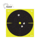 EZ-Aim Splash Reactive Paper Shooting Targets, Bullseye, Peel Away Target Pad, 12.5in Square, 30-Pack, Black/Chartreuse, 15214-30