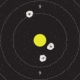 EZ-Aim Splash Reactive Paper Shooting Targets, Bullseye, Peel Away Target Pad, 12.5in Square, 30-Pack, Black/Chartreuse, 15214-30