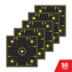 EZ-Aim Splash Reactive Paper Shooting Targets, Sight-In Grid, Peel Away Target Pad, 12.5in Square, 30-Pack, Black/Chartreuse, 15211-30