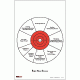 EZ2C Targets Style 11 Targets,11x17in,Red and Black Ink,Pack of 25 EZ2C011