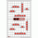 EZ2C Targets Style 22 Targets,Red and Black Ink,11x17in,Pack of 25 EZ2C022