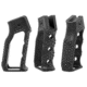 Watchtower Firearms Skeletonized Grip Style 1 Without Finger Grooves, Black, GRP-ST1
