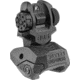 FAB Defense Top Mounted Deployable Front and Rear Sight, Black, FX-FRBSKIT