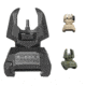 FAB Defense Front Polymer Flip-up Sight, Black, Flat Dark Earth, OD Green