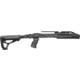 FAB Defense M4 Collapsible Stock Optics-Ready Pro Kit For Ruger 10/22, Black, FX-M4PR1022B