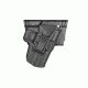 Scorpus Model M24 Holster for Glock 9mm W/Level 2 Retention, Belt, Right/Left, Black, SC-24BG9RB