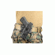 Scorpus Model M24 Holster for Glock 9mm W/Level 2 Retention, Belt, Right/Left, Black, SC-24BG9RB