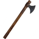 Factory X Tomahawk, 5.25 black finish carbon steel axe head with 5.25, Brown wood handle, XNH52LE