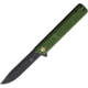 Falcon Linerlock A/O Aluminum Green, FLNKS1312GN
