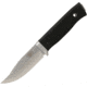 Fallkniven F1 Pro Fixed Blade Knife, 3.75in, Drop Point, Satin, Black, Kraton Handle FNF1PRO