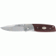 Fallkniven PXL Folder Folding Knife,Steel Drop Point, Maroon Micarta Handle FN35
