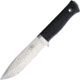 Fallkniven S1 Pro 10 Knife, 9.75in Overall, 5in Satin Laminate Cobalt Steel Blade, Black Checkered Tpr Handle, SS Guard, Black Zytel Sheath, S1PRO10