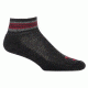Farm To Feet Ballston Spa 1/4 Crew Striped Hiker Sock - Men's-Charcoal/Formula One-Large