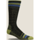Portland Light Weight Crew Sock - Mens-Charcoal/Woodbine-X-Large