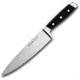 FELIX Chef's Knife, 13.75in Overall, 8.5in, Satin X50CrMoV15 Blade, Black Plastic Handle, 811221