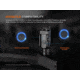 Fenix GL23R, Weapon Light, White LED with Green Laser, 1,200 Lumens, 3.43 Long, Fits GLOCK and 1913 Rails, Includes Rechargeable 18350 Battery and USB Type-C Charging Cable