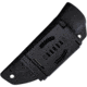 Fenris-Arms Triton Tan Fixed Blade Knife, 9in Overall, 4in Gray Titanium Blade, Tan Sculpted G10 Handle, Kydex Sheath, FEN-TRI-T