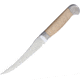 Ferrum Estate Boning/Fillet Kitchen Knives, 9.25in Overall, 5in Satin High Carbon SS Fillet Blade, Reclaimed Hardwood Handle, SS Bolster, Full Tang, EST-FILE-0500