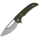Ferrum Forge Knife Works Mini Archbishop Linerlock Folding Knife, 2.75 stonewash finish Nitro V steel blade, Green G10 handle, MINI ARCHBISHOP NITRO V GREEN