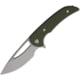 Ferrum Forge Knife Works Mini Archbishop Linerlock Folding Knife, 2.75" stonewash finish Nitro V steel blade, Green G10 handle, MINI ARCHBISHOP NITRO V GREEN