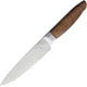 Ferrum Reserve Dual Edge Utility Kitchen Knives, 10.13in Overall, 5.5in Satin High Carbon SS Blade, Reclaimed Hardwood Handle, SS Bolster, RSRV-UTIL-0500