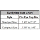 Field Optics Research 1 Pair Eyeshield, Standard, 1 pair, B001