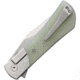 Finch Flint Ghost Green Folding Knife, 4in Closed, 3in Satin 154CM Stainless Blade, Jade G10 Handle, FT003