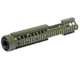Firefield Carbine 12.25 Inch Floating Quad Rail with Cutout Olive Drab FF34006OD