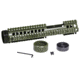 Firefield Carbine 12.25 Inch Floating Quad Rail with Cutout Olive Drab FF34006OD