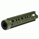 Firefield Rifle 10.25 Inch Floating Quad Rail Olive Drab FF34005OD