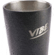 Fireside Outdoor Vibe Tumbler With Water-Resistant Bluetooth Speaker, Black, VIBE-18-BLK