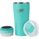 Fireside Outdoor Vibe Tumbler With Water-Resistant Bluetooth Speaker, Teal, VIBE-18-TEAL