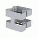 Mission First AR15/M16 Mag Coupler, Gray M16MCGY