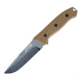 First Edge Elite Field Fixed Blade Knife Fine Edge, Elmax Bead Blast Blade, Coarse Tan, 5150-BBT