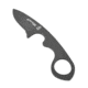 First Edge HR-2 Ryan Hoover Droppoint Fine Edge Fixed Blade Knife, Elmax Oxide Blade, Black, Droppoint Medium Size, 4350